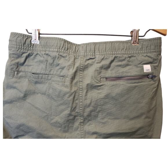 Vuori Womens Ripstop Pants in Army Green Elastic Waist Medium Athleisure - Picture 6 of 13